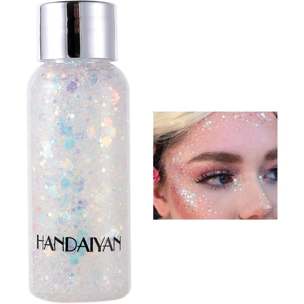 Body Glitter Gel Face and Body Makeup Long Lasting Sparkling Mermaid Scales